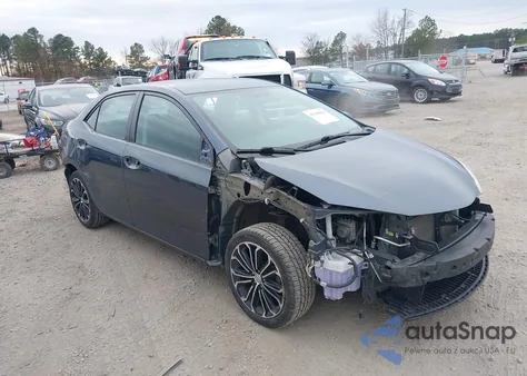 2016 Toyota Corolla S Plus из США, поврежденный, VIN 2T1BURHE3GC602313